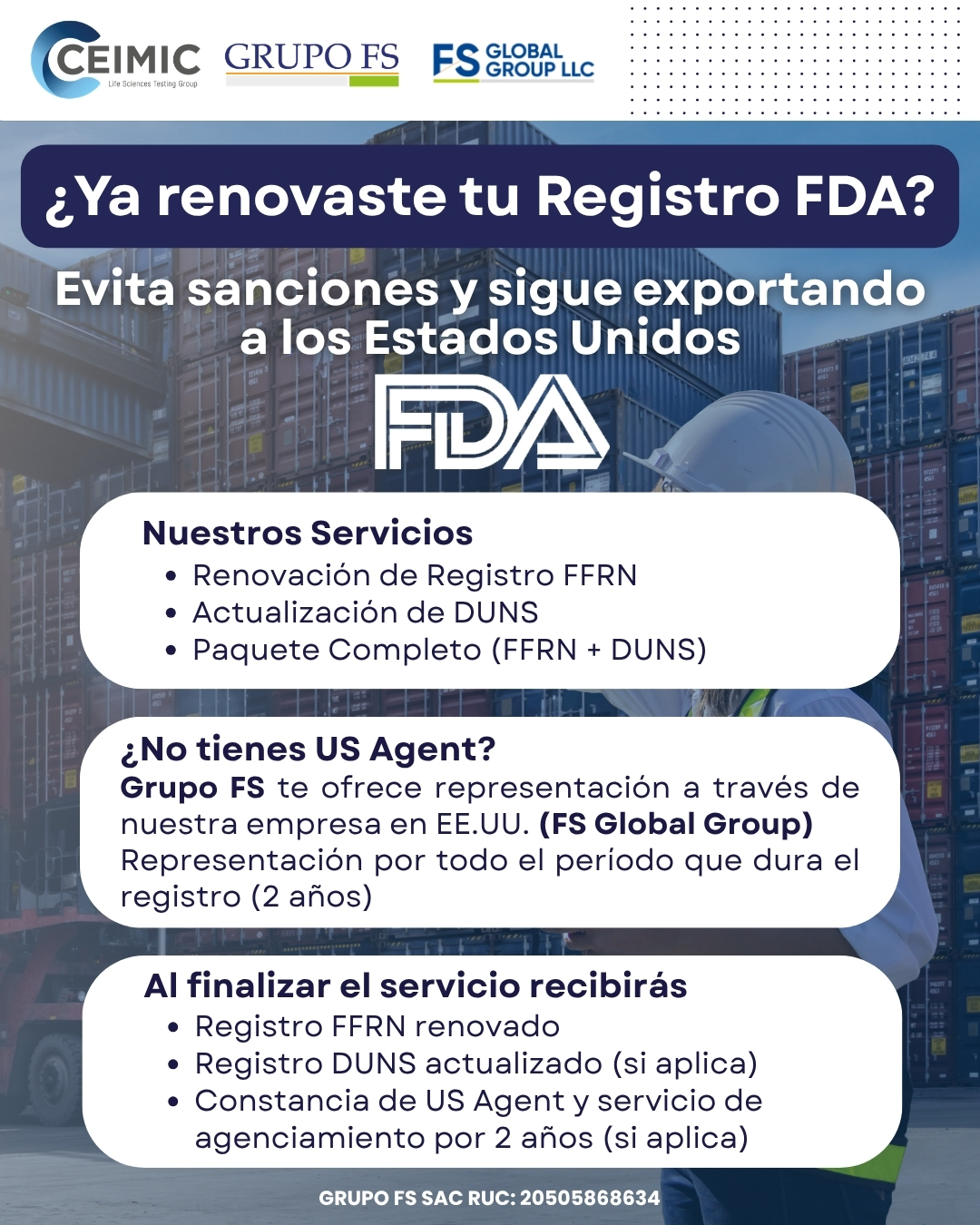 RENOVACIóN FDA